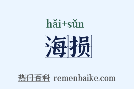 海损是什么意思的图片